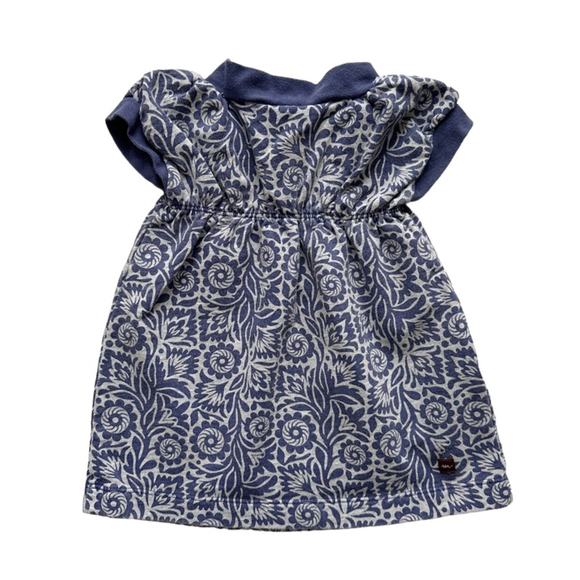 Tea Collection Floral Jersey Dress Size 6-12m - Picture 2 of 3